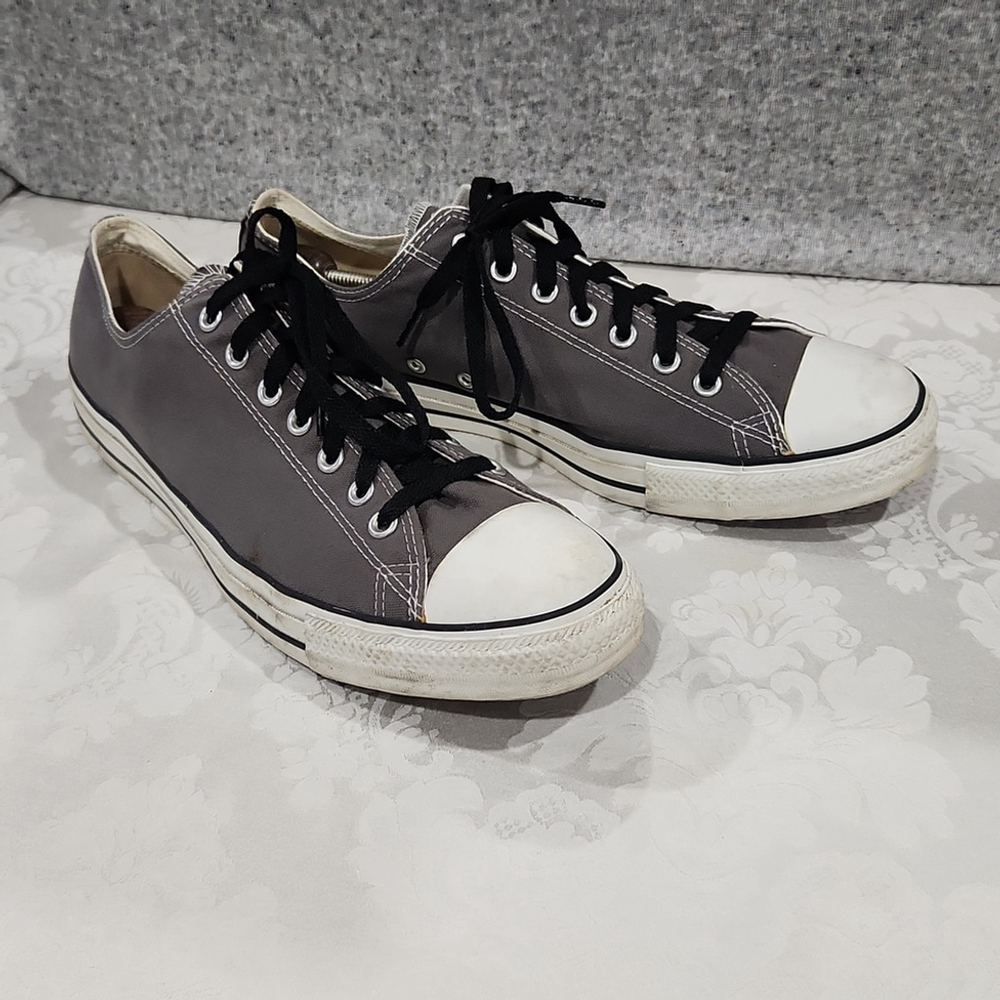 Chuck Taylor All Star Canvas Low, Size 13, Gray,EUC - Picture 3 of 7